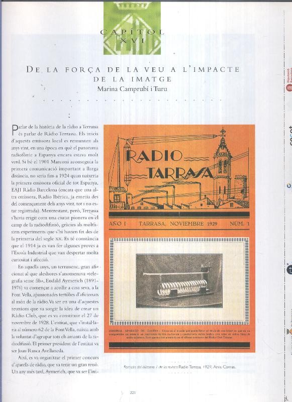 Terrass capitol XVI: De la forca de la veu a l'impacte de la imatge