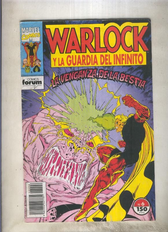 Warlock y La Guardia del Infinito numero 06 (numerado 3 en trasera)