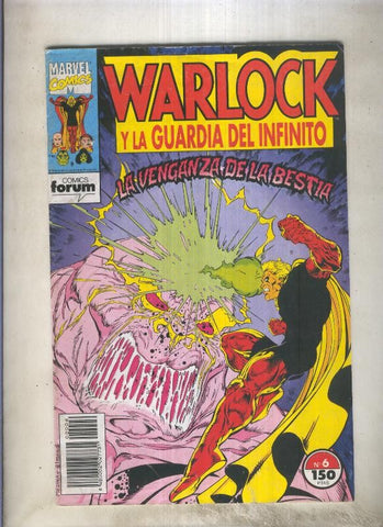 Warlock y La Guardia del Infinito numero 06 (numerado 3 en trasera)