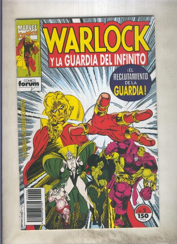 Warlock y La Guardia del Infinito numero 02 (numerado 3 en trasera)