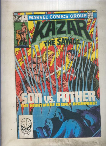 Kazar the Savage numero 07 (leve subrayado en parte credito)