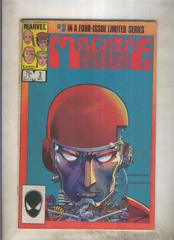 Machine Man volumen 2 numero 3 (leve subrayado en credito)