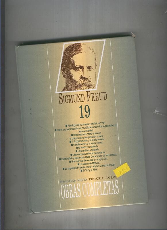 Obras completas de Sigmund Freud numero 19