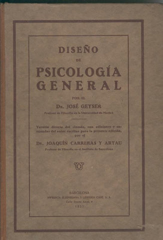 Diseño de Psicologia general