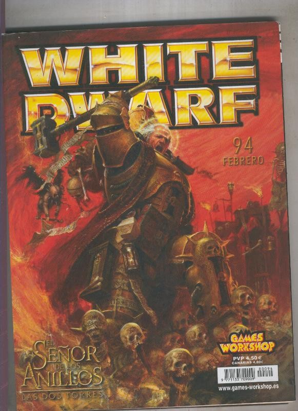 White Dwarf numero 094: El señor de los anillos, las dos torres