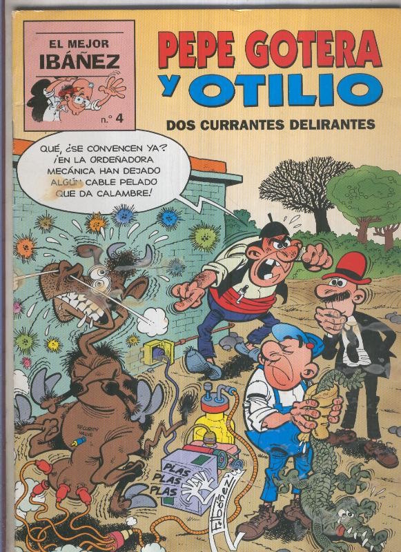 El Mejor Ibañez numero 4: Pepe Gotera y Otilio (numerado 6 en interior cubierta)