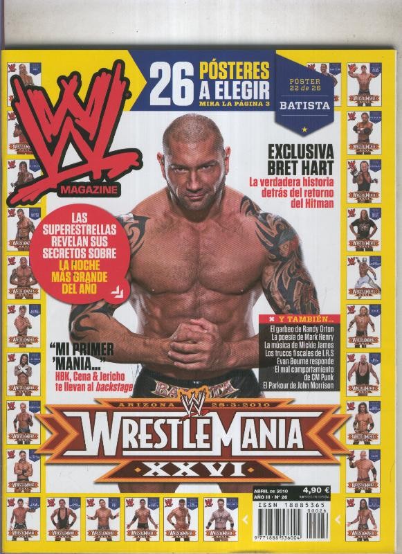 w  magazine numero 026: Bret Hart