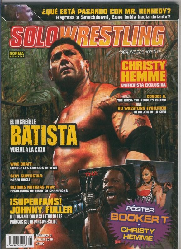 Solo Wrestling numero 006: poster de Christy Hemme