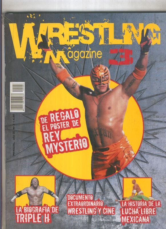 Wrestling magazine numero 003: poster central Rey Mysterio