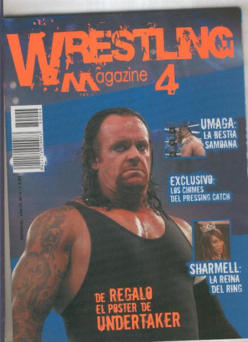 Wrestling magazine numero 004: poster central de Undertaker