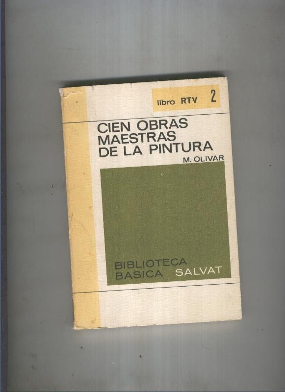 Biblioteca Basica Salvat libro RTV numero 002: Cien obras maestras de la pintura 