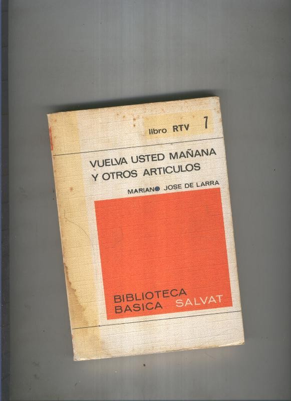 Biblioteca Basica Salvat libro RTV numero 007:Cafe de artistas y otros cuentos  (numerado 2 en interior cubierta)