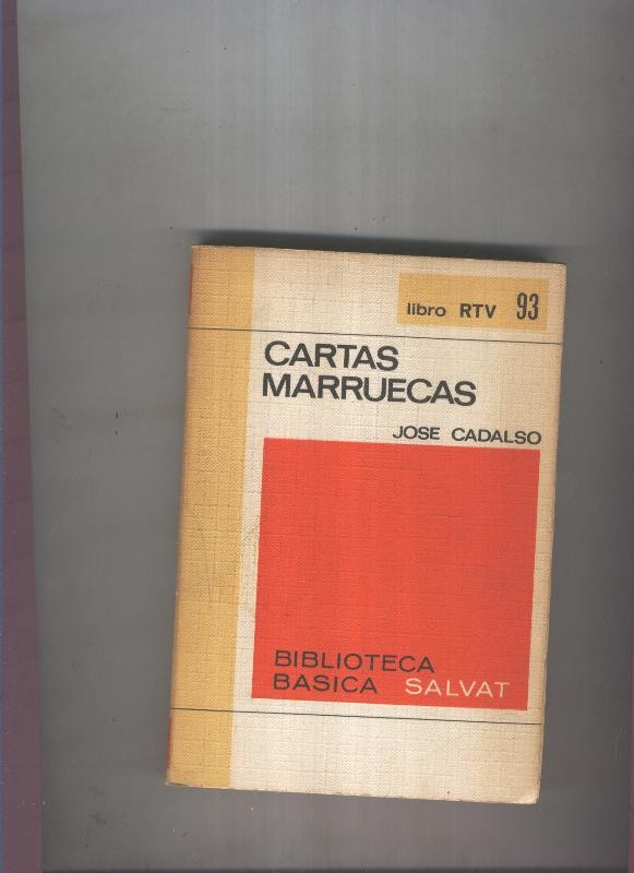 Biblioteca Basica Salvat libro RTV numero 093:Cartas marruecas(numerado 1en interior cubierta)