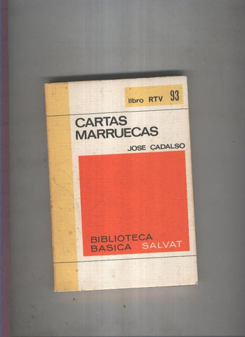 Biblioteca Basica Salvat libro RTV numero 093:Cartas marruecas(numerado 2 en interior cubierta)