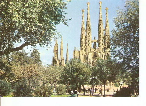 Postal 024146 : Templo de la Sagrada Familia - Barcelona