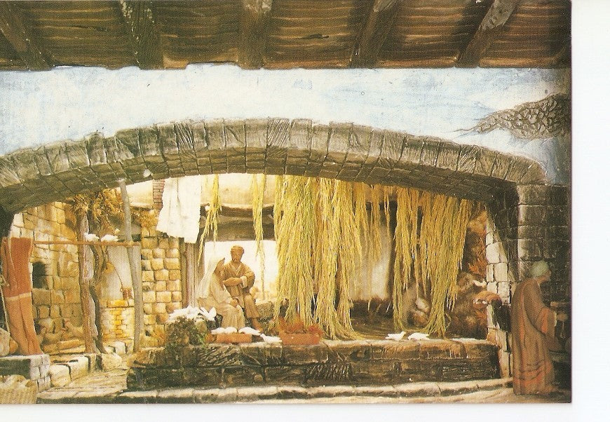 Postal 024484 : La relacion de Jose y Maria. Pessebre. Monestir de Solius (Baix Emporda)