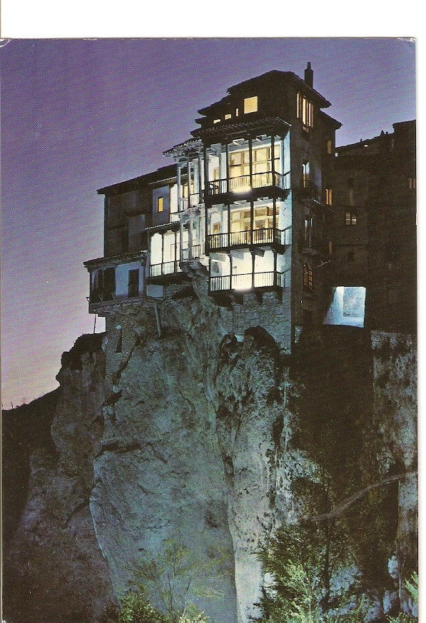 Postal 024493 : Casas Colgadas (nocturno) Cuenca