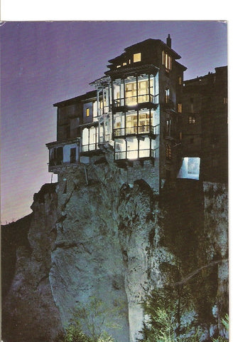 Postal 024493 : Casas Colgadas (nocturno) Cuenca