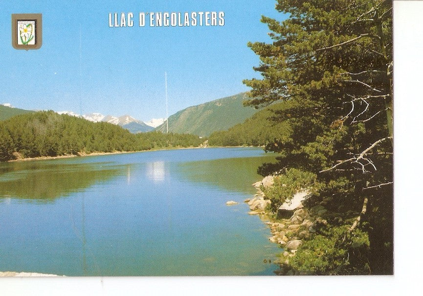 Postal 024509 : Lago de Engolasters Valls dAndorra