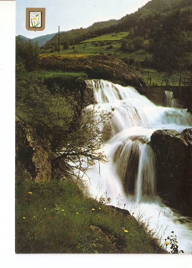 Postal 024510 : Cascada el Serrat. Valls dAndorra