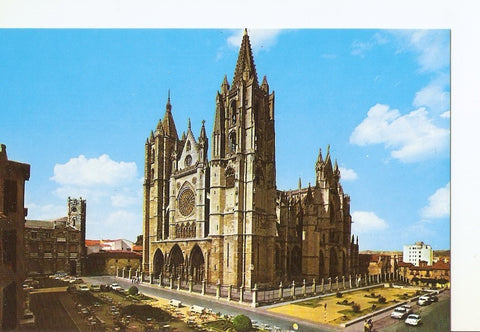 Postal 024517 : Catedral (gotico siglo XIII). Leon