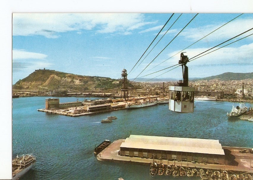 Postal 024527 : Vista parcial del puerto de Barcelona