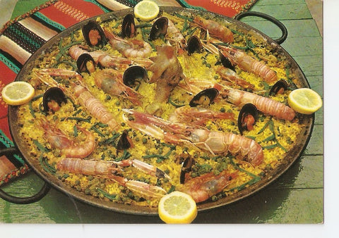 Postal 024554 : Paella Valenciana