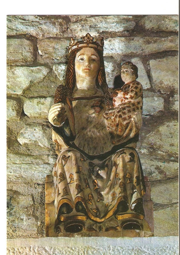 Postal 024556 : Verge del Cor segle XIV. Tavertet