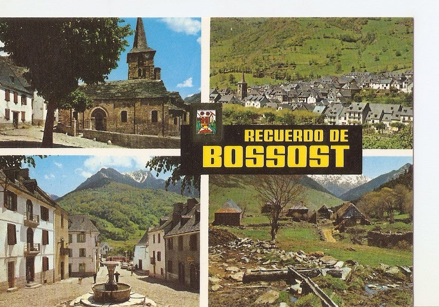 Postal 024568 : Paissatges de Bossost. Pirineu Catala (Lleida)