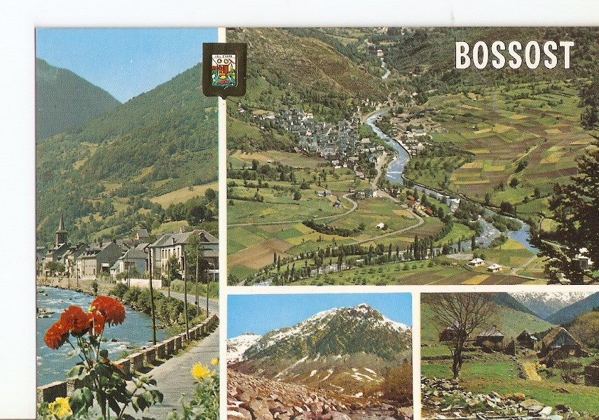 Postal 024569 : Paissatges de Bossost. Pirineu Catala (Lleida)