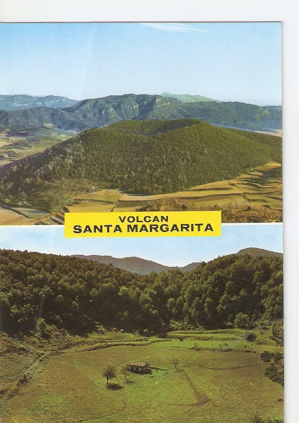 Postal 024596 : Volcan Santa Margarita. Santa Pau (Girona)