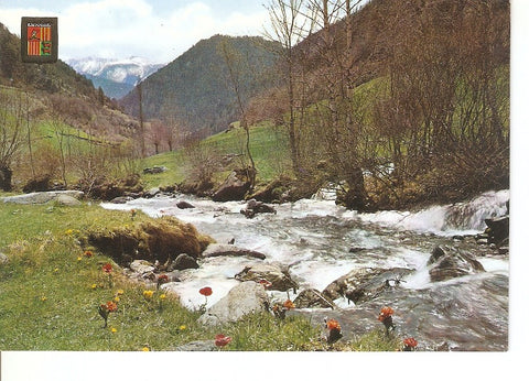 Postal 024597 : Valle de Arinsal i Rio Arinsal. Valls dAndorra