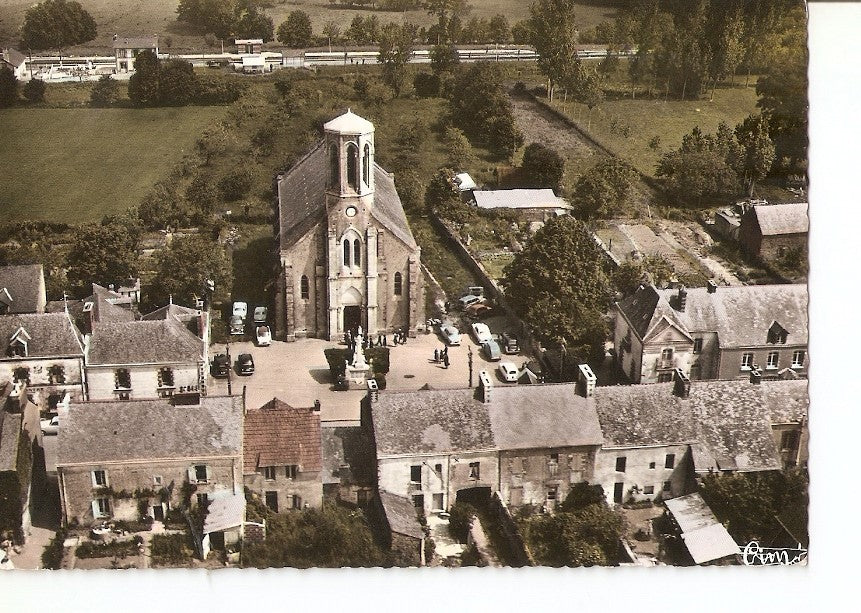 Postal 024630 : Masserac. Vue aerienne