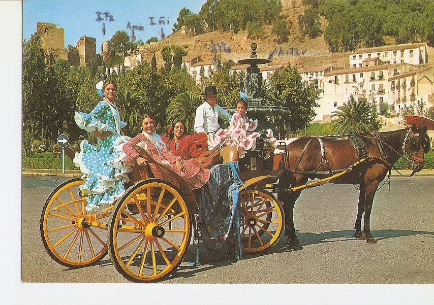 Postal 024674 : Escena tipica. Costa del Sol