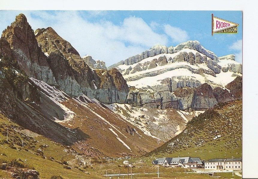 Postal 024677 : Circo de Rioseta. Campamento militar. Pirineo Aragones (Huesca)