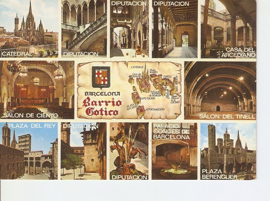 Postal 024682 : Barrio Gotico. Barcelona