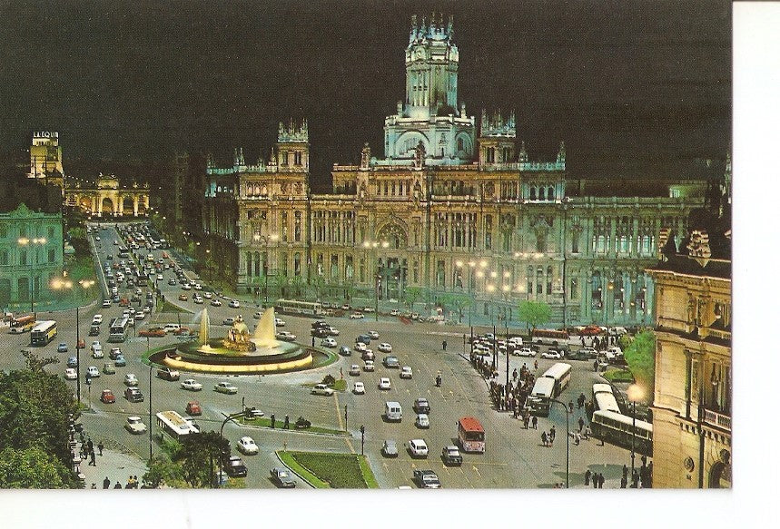 Postal 024686 : Playa de Cibeles y calle de Alcala- Madrid