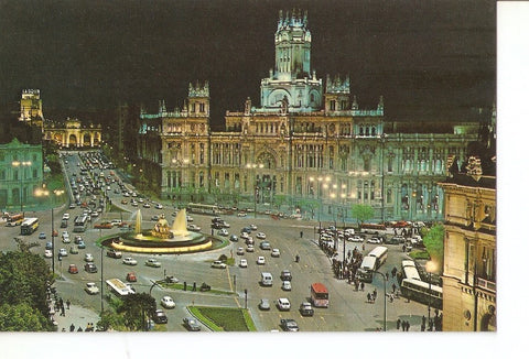 Postal 024686 : Playa de Cibeles y calle de Alcala- Madrid