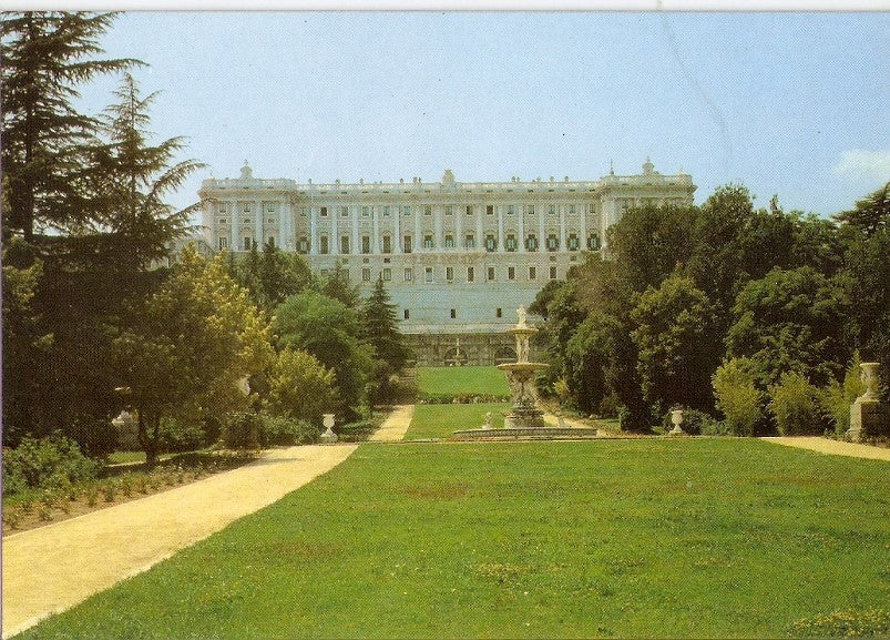 Postal 024712 : Palacio Real de Madrid fachada oeste