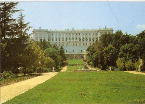Postal 024712 : Palacio Real de Madrid fachada oeste