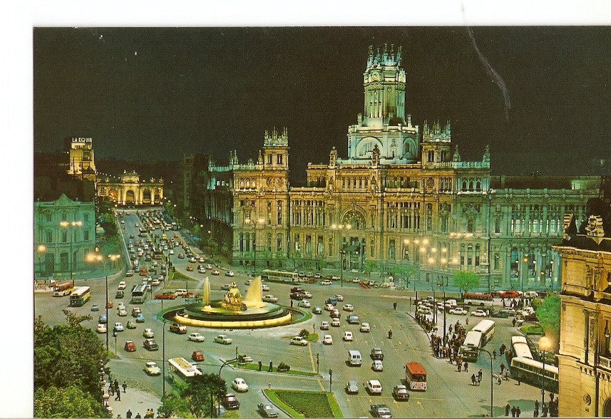Postal 024736 : Plaza de la Cibeles y Calle de Alcala. Madrid