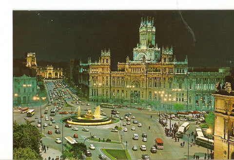 Postal 024736 : Plaza de la Cibeles y Calle de Alcala. Madrid