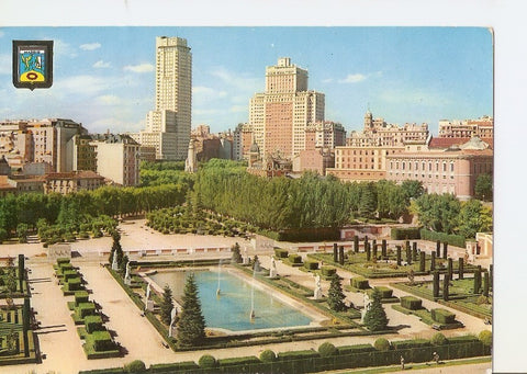 Postal 024738 : Jardines de Sabatini. Madrid