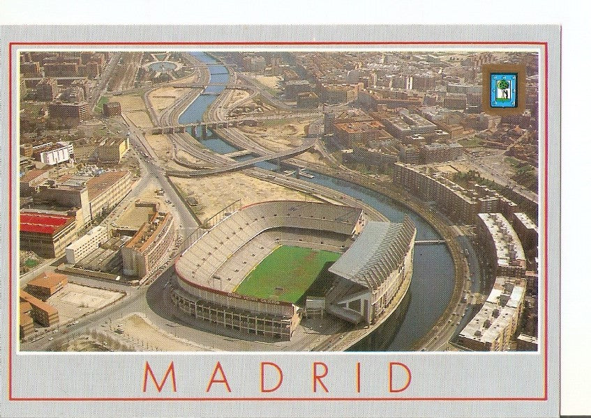 Postal 024747 : Estadio Vicente Calderon (Madrid)