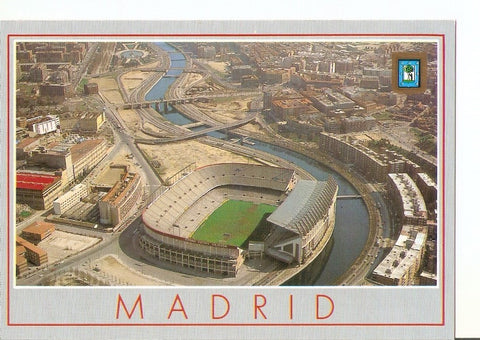 Postal 024747 : Estadio Vicente Calderon (Madrid)