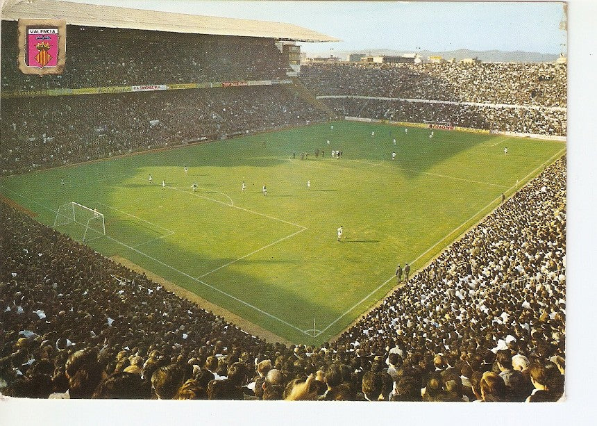 Postal 024749 : Campo de futbol de Mestalla. Valencia