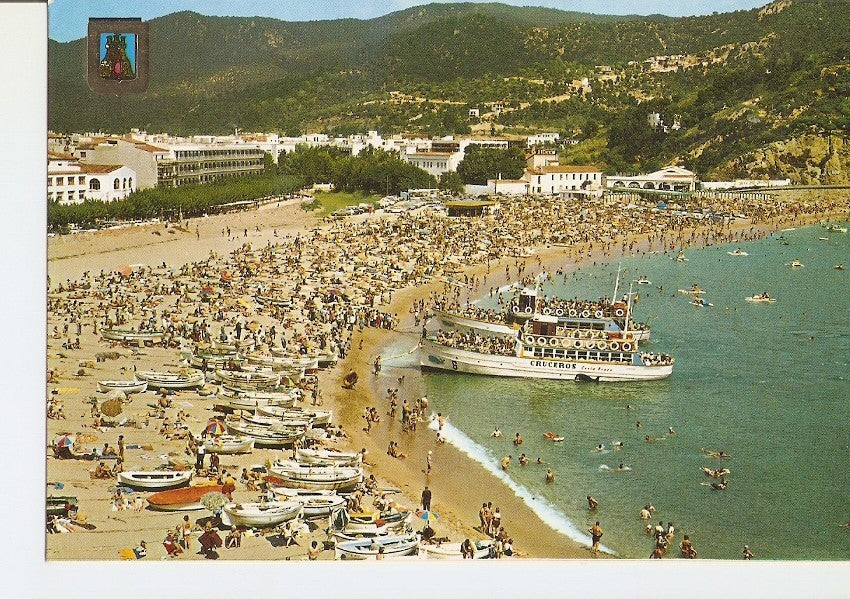 Postal 024762 : Playa. Tossa de Mar (Costa Brava)