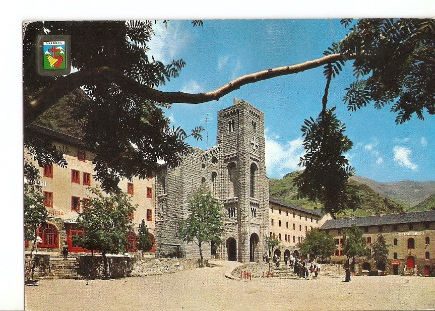 Postal 024763 : Santuario de Nuestra Senyora de Nuria. Nuria (Girona). Pirineu Catala