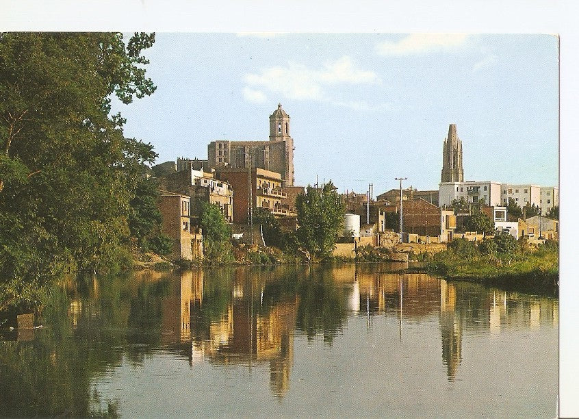 Postal 024771 : Rio Ter catedral y San Felix (Gerona)