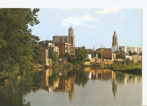 Postal 024771 : Rio Ter catedral y San Felix (Gerona)